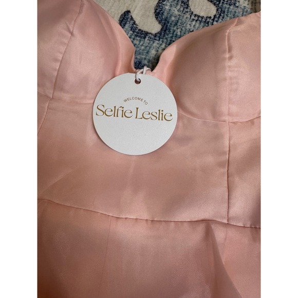 Selfie Leslie Layered Ruffle Romper NWT Women's Large Fairycore - Picture 5 of 12